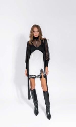 Svileni šal s resama - NIKA