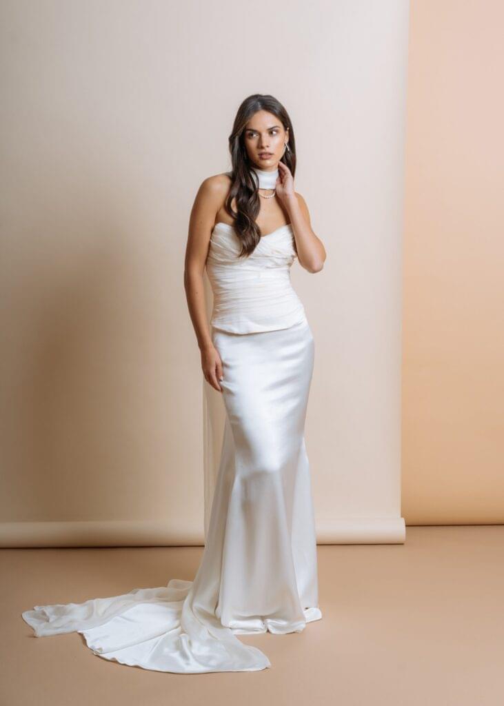 NOEMI Elegant Modern Bridal Set